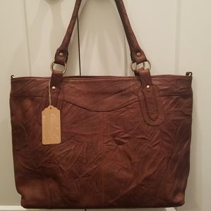 Genuine Leather Tote